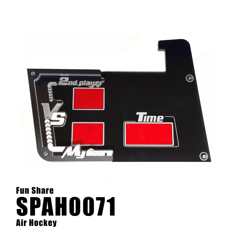 Scoreboard Display Perspex - Aurora Air Hockey