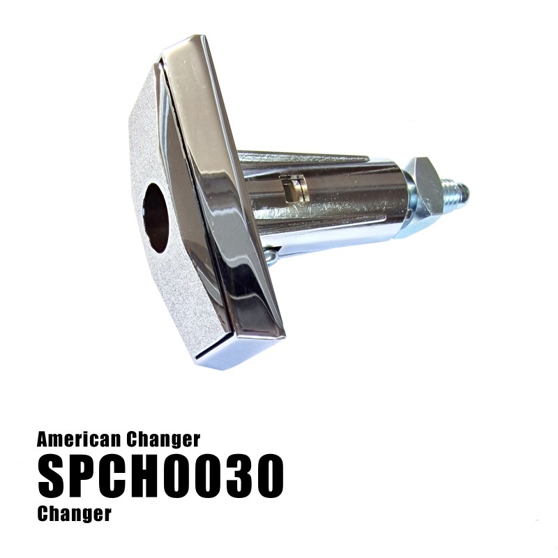 Change Machine Fluted T-Handle  with Anti-Drill Pins