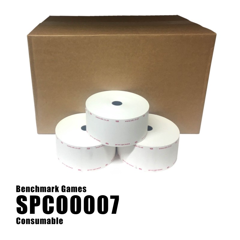 Thermal Paper - Box of 24 Rolls for Ticket Station