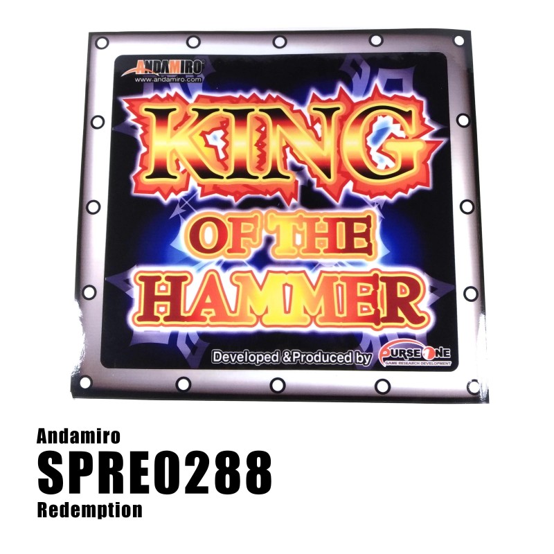 King of the Hammer Tower Front Door Decal