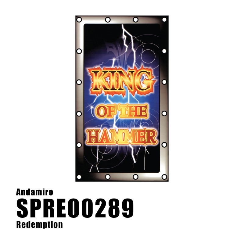 King of the Hammer Hit Plate Side Sticker