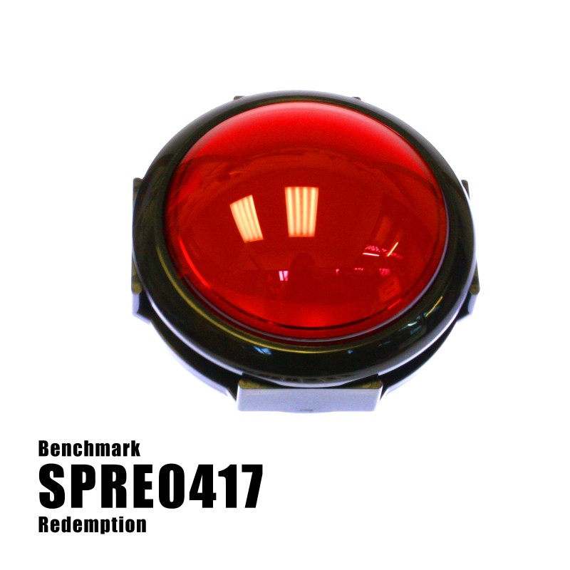 Ticket Station 'Jumbo' 4" Round Red Button