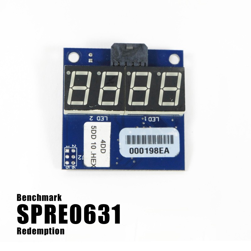 Benchmark 4 Digit Segmented LED Display PCB