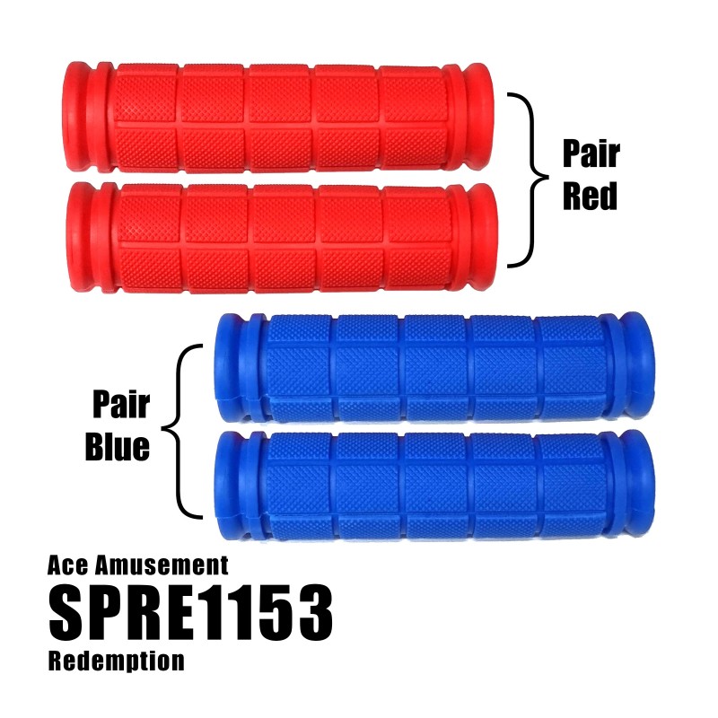 Set of 4 Rubber Handles (Red & Blue) - Duckling Fight