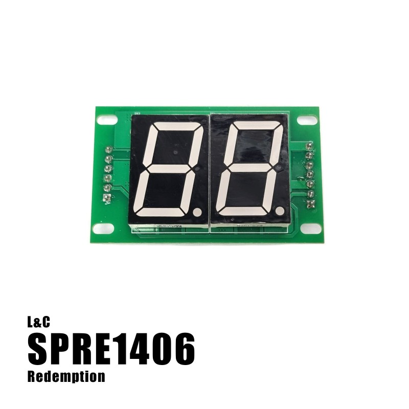 Large 2 Digit Display PCB- Silver Falls