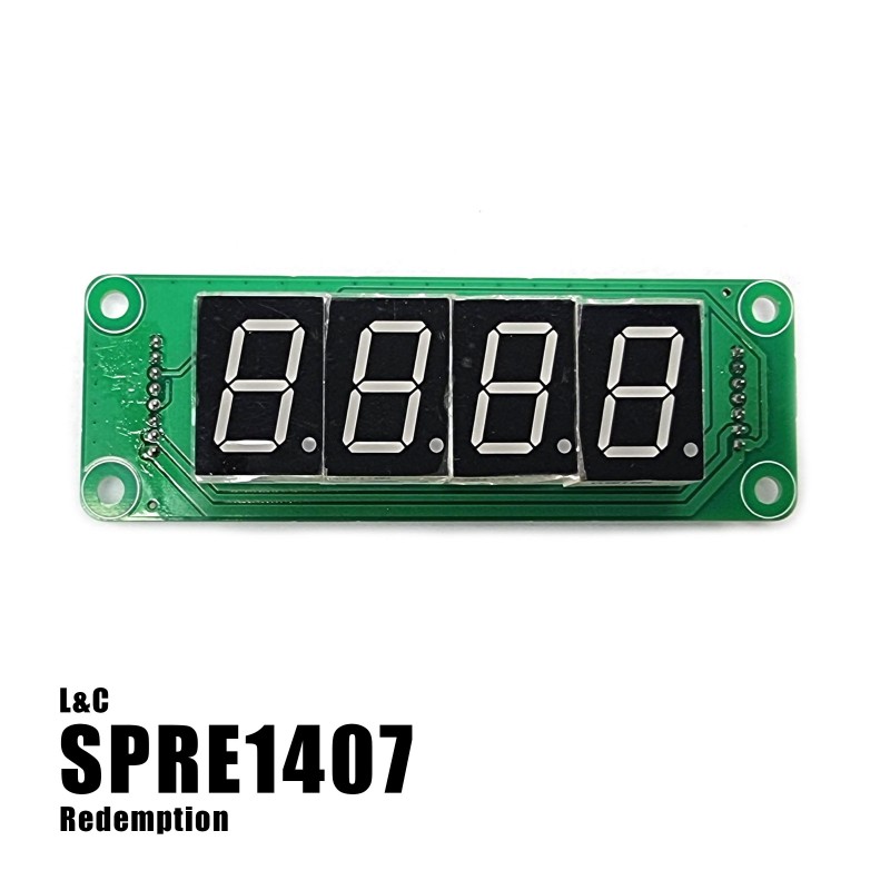 Small 4 Digit Display PCB- Silver Falls