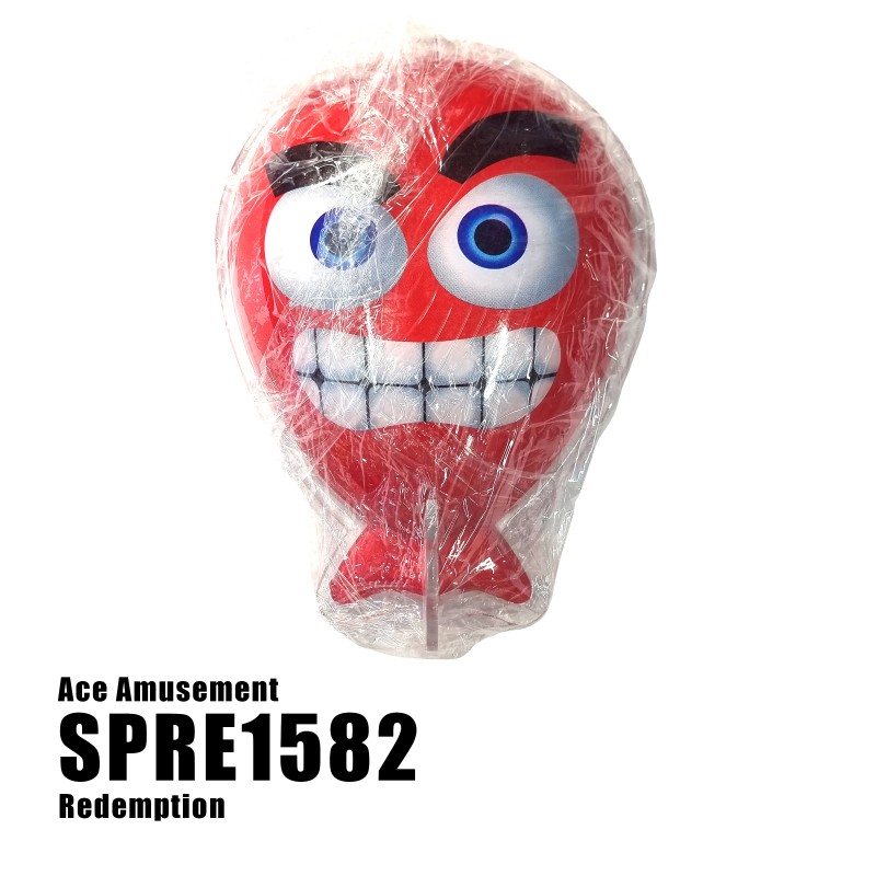 Red Target Face Cover - Balloon Carnival