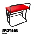 Red & Black Bench Seat