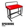Red & Black Bench Seat