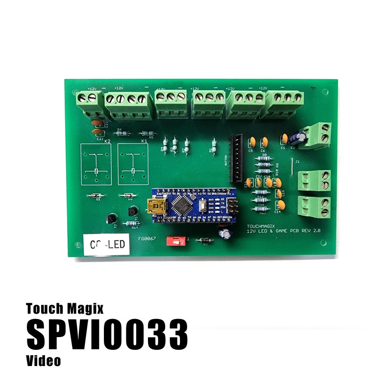 12V LED & Game PCB Rev 1.0 - Carnival Cups